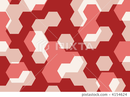 六角形 畫報 花紋 4154624