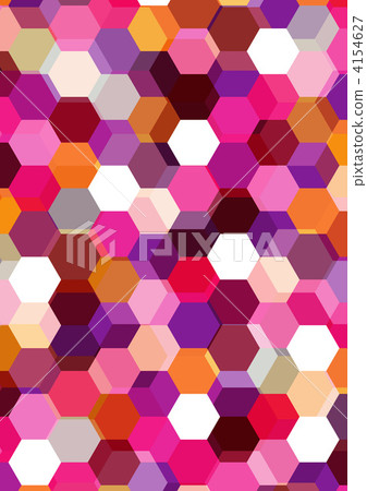 六角形 畫報 花紋 4154627