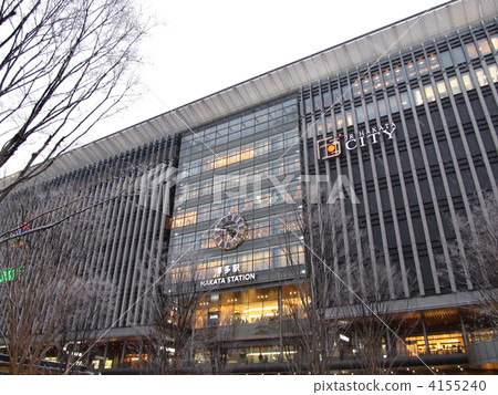 JR Hakata City in winter 4155240