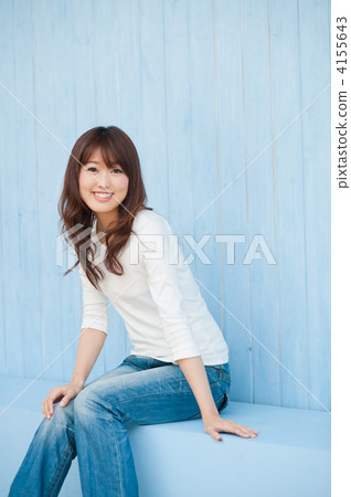 藍色和女性 4155643