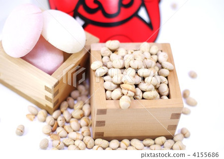 Setsubunkai·豆豆和紅白米糕·水平位置 4155686