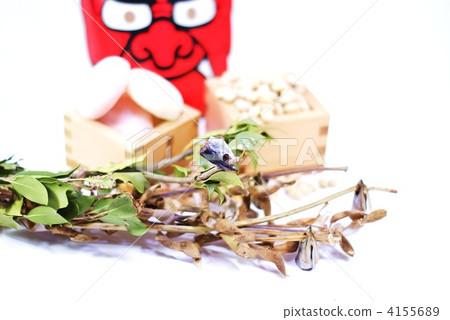 Setsubun派對·Hirizana和豆豆·橫向位置 4155689