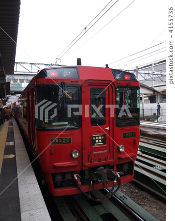 kyushu railroad, limited express train, train 4155736