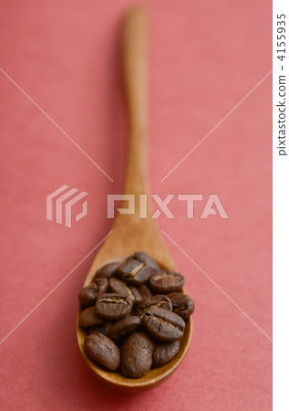 咖啡豆 紅色背景 紅背蛛 4155935
