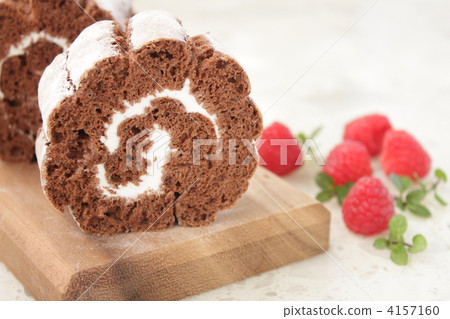 Roll Cake Cocoa Raspberry 4157160