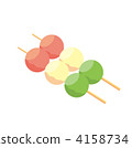 three-color dumplings, dango, dumpling 4158734