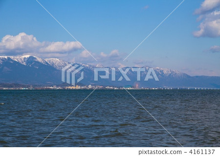 Lake Biwa in winter Lake Biwa in winter 4161137
