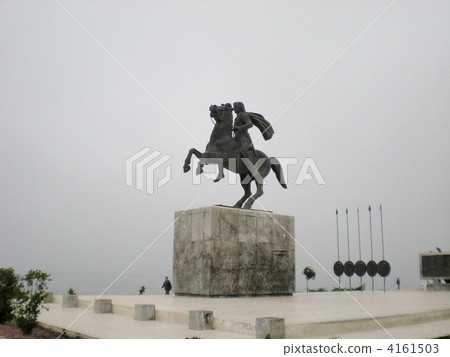 Greece Thessaloniki Alexander the Great statue Greece Thessaloniki Alexander the Great statue 4161503