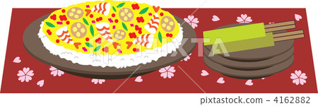 chirashi sushi chirashi sushi 4162882