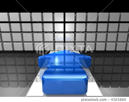 3DCG illustration showing dead end 3DCG illustration showing dead end 4163860