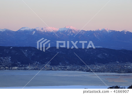 八岳 諏訪湖 堆 4166907