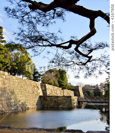 Nijo城堡的Uchibori Nijo城堡的Uchibori 4167808