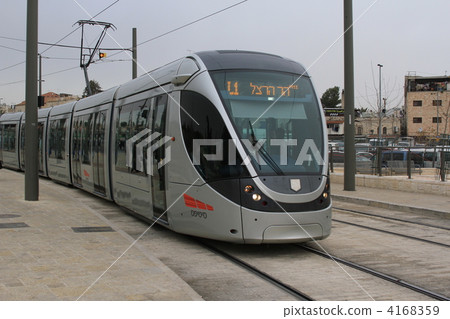New tram in Jerusalem New tram in Jerusalem 4168359