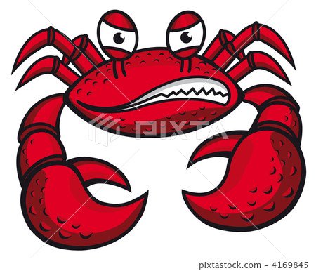 Angry crab with claws 4169845