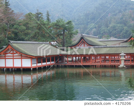 廣島宮島Lushishima Shrine國寶重要文化財產 廣島宮島Lushishima Shrine國寶重要文化財產 4170206