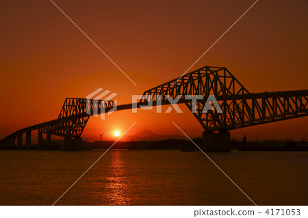 東京京門大橋 城南島 夜空中的星星 4171053