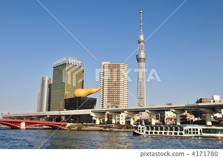 天空樹和駒形橋 天空樹和駒形橋 4171780
