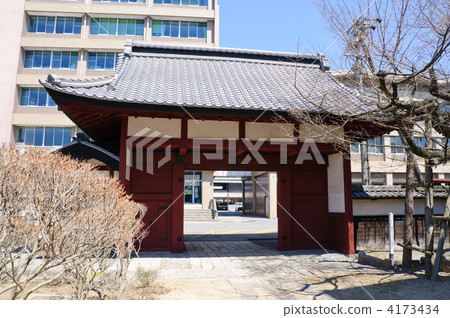 Iida前Iida城堡Sakuramaru門門Akamon 4173434