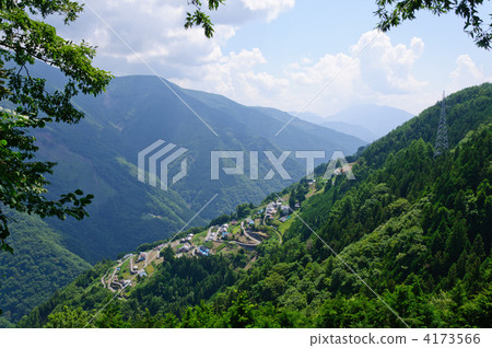 The village of Shimokuri in Iida City, Nagano Prefecture The village of Shimokuri in Iida City, Nagano Prefecture 4173566