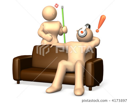 顯示教父的3DCG例證 顯示教父的3DCG例證 4173897