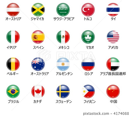national flag, national flags, icon 4174088