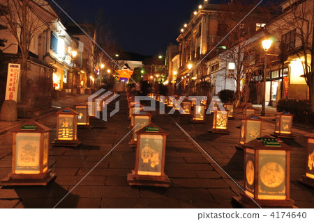 votive candle festival, zenkoji approach, cutout lanterns 4174640