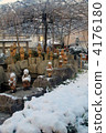 sixteen arhats, rokkakudo, snow scene 4176180
