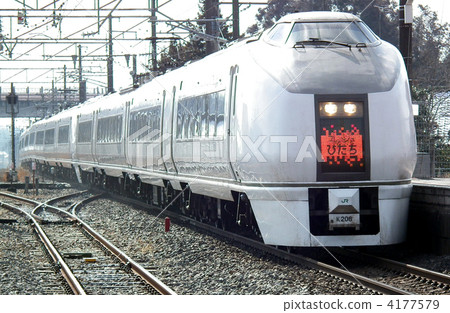 新鮮的日立651系列Hatori站 4177579