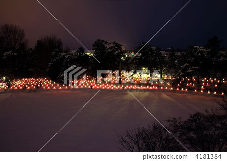 Hirosaki Castle Snow Lantern Festival Mini Camakura group 4181384
