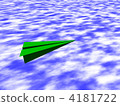 紙飛機上升 4181722
