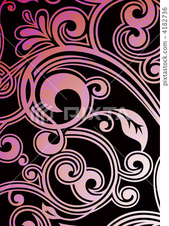 蔓藤花紋 數碼成像圖片 cg 4182736