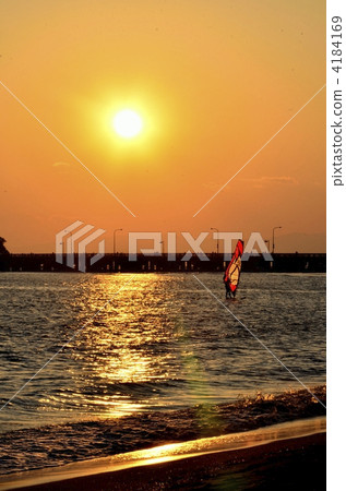 江之島的日落 4184169