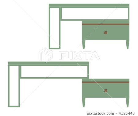 Stretchy low cabinet · green 4185443