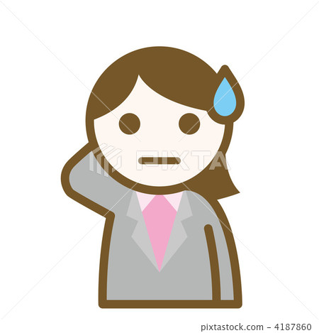 圖標不耐煩圖標業務女人A 109 4187860