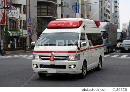 Ambulance driving scene 4189850