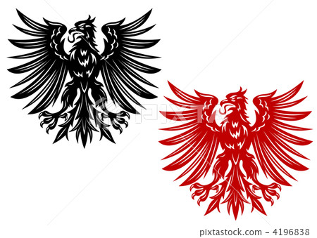 Red and black heraldry eagles 4196838