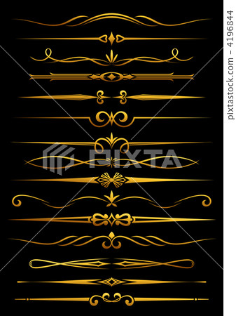 Vintage borders and dividers Vintage borders and dividers 4196844