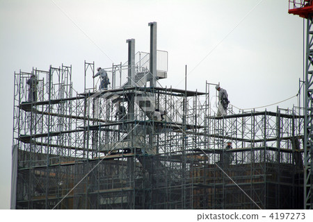 施工現場腳手架-3 4197273