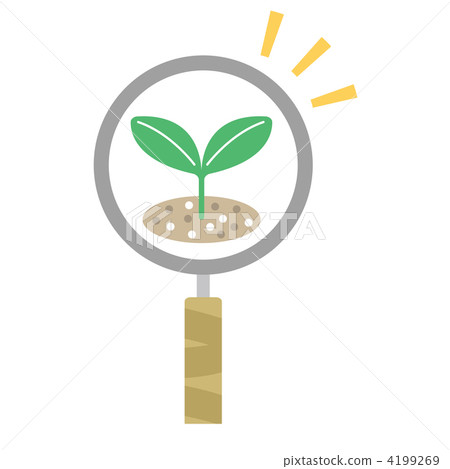 放大鏡 發芽 萌芽 4199269
