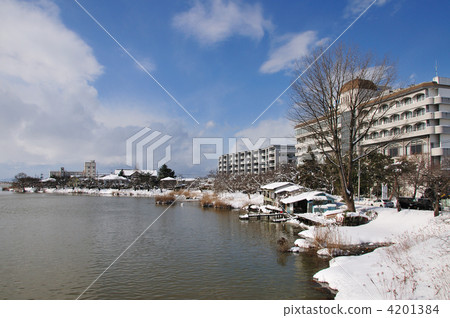 Lake Toriganoaga snow scene 4201384