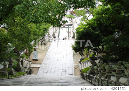 防府天滿宮 鋪路 石地板 4201551