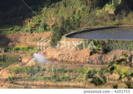 World's largest Yunnan Yuanyang Hani rice terrace 4201753
