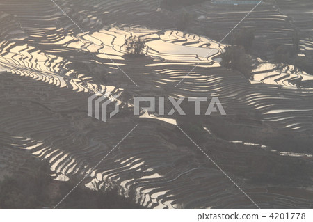 World's largest Yuanyang's Hani rice terrace World's largest Yuanyang's Hani rice terrace 4201778