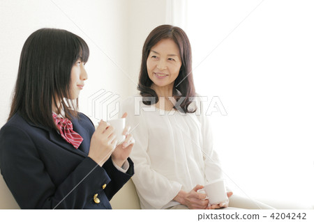 高中生 父母和小孩 親子 4204242