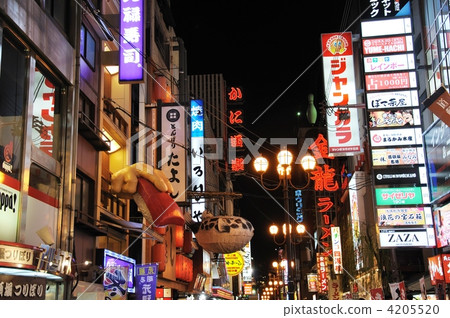 道頓堀夜景 道頓堀夜景 4205520
