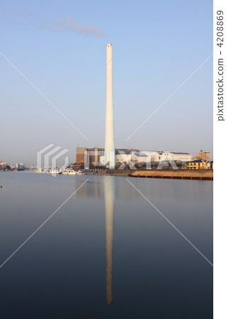 Chimney of the Edogawa Cleanup Plant 4208869