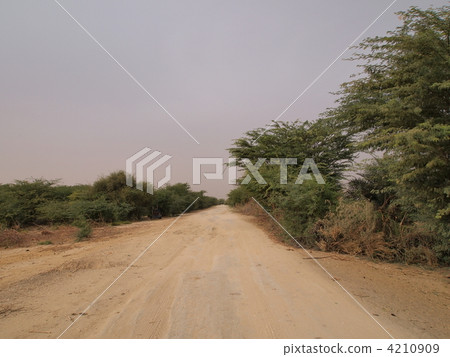 毛里塔尼亞：通往塞內加爾邊境的未鋪砌的道路 4210909