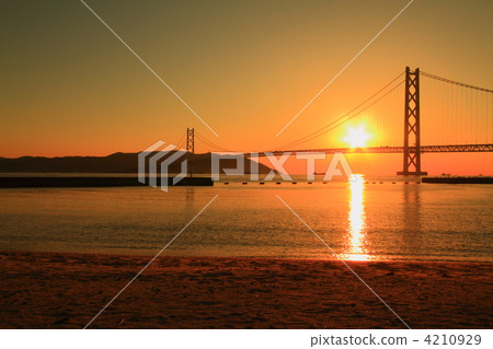 明石海峽大橋 跨海大橋 明石海峽 4210929