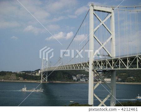 橋 關門海峽 下關港市 4212461