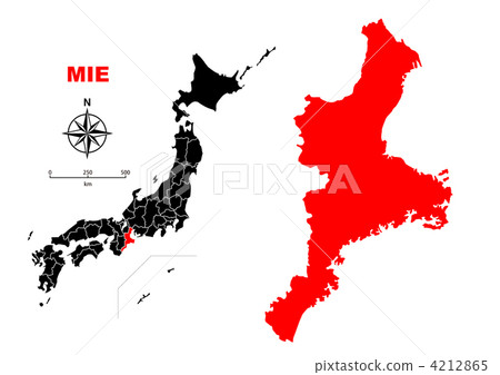 Mie Prefecture - Map 4212865